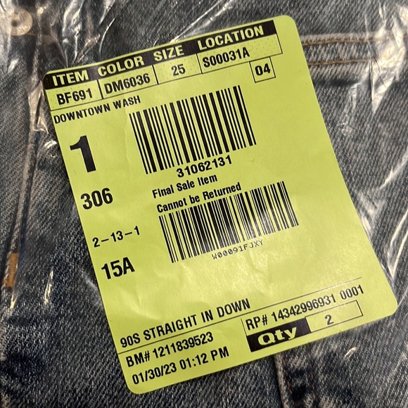J.Crew High-Rise ‘90s Classic Straight Jean in Downtown Wash - Picture 6 of 6